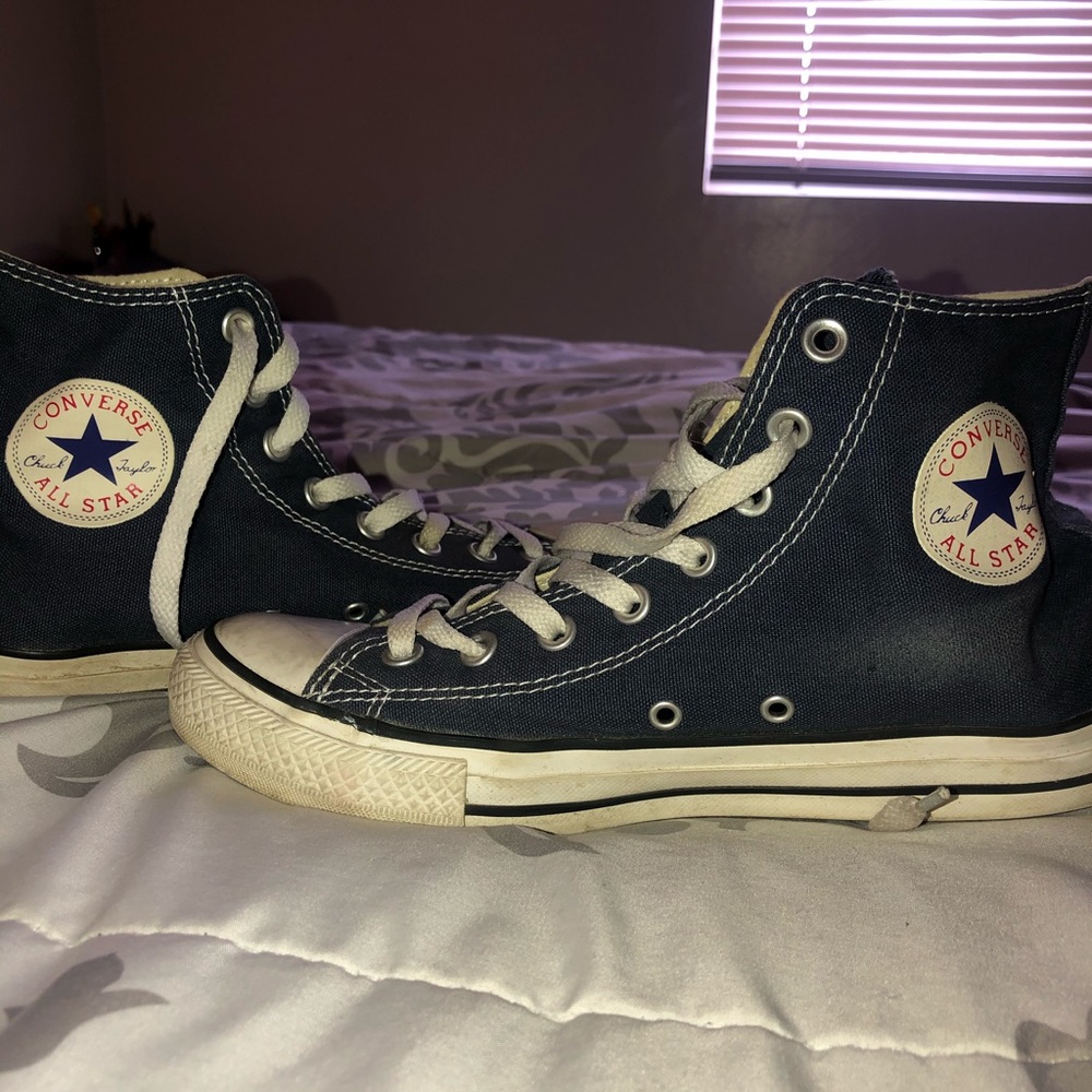 Denim blue converse🦋